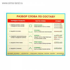 Раскраска разбор слова по составу крановщик #36 #467588