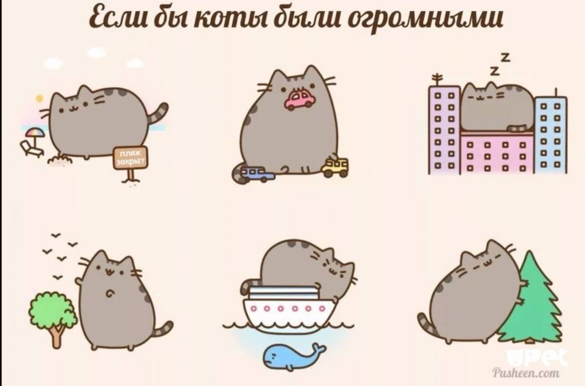 Кот Пушин. Идеи для личного дневника котики. Идеи для ЛД котики. Кот Pusheen.