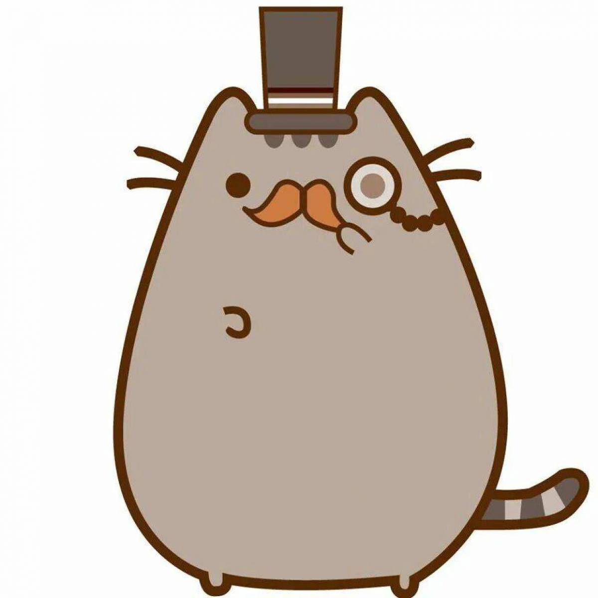 Картинки кота пушина. Пушин Кэт. Стикеры Pusheen. Стикеры Пушин. Пушин Кэт на аву.