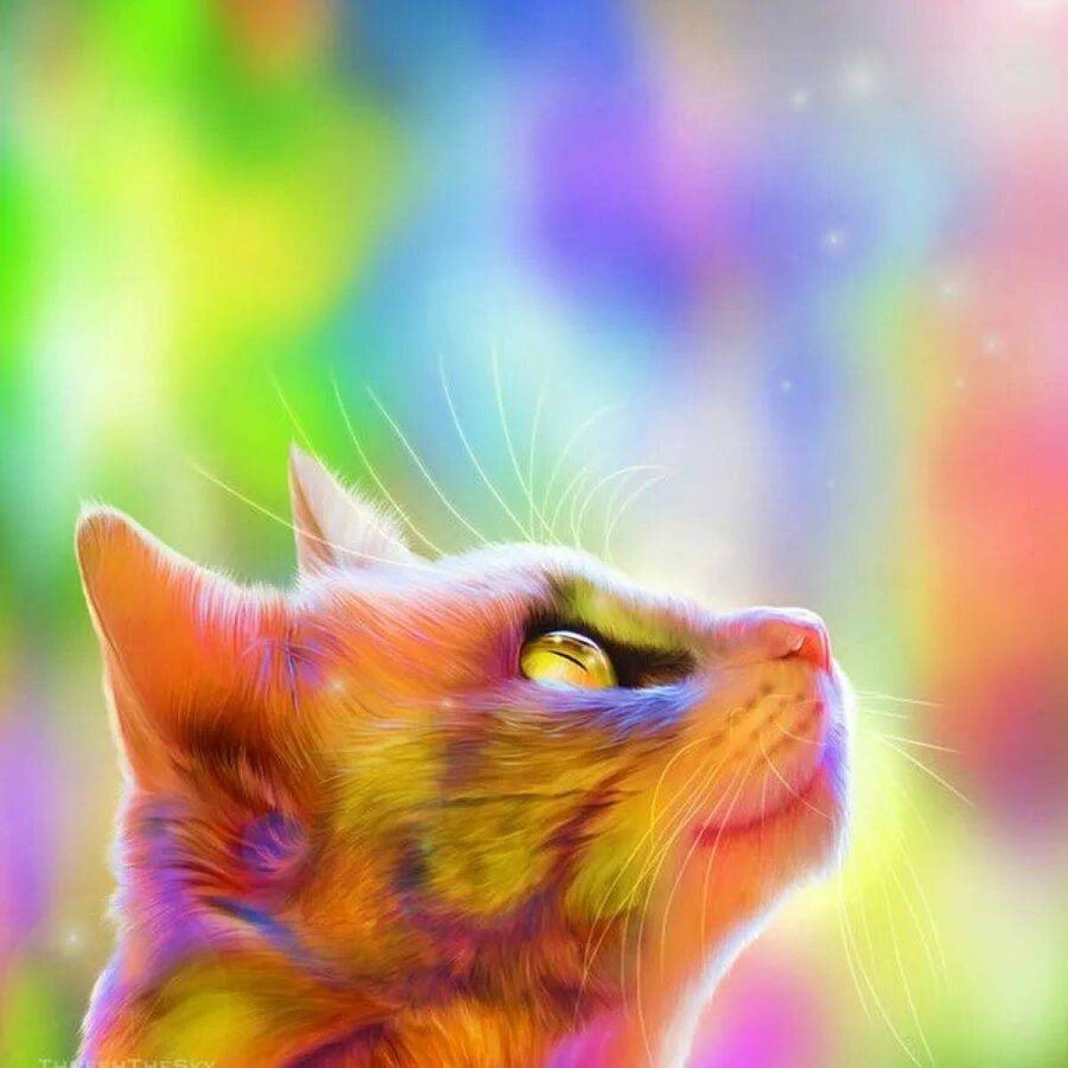 Радужный котик #7
