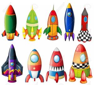 Раскраска ракета для детей 5 6 лет #27 #468678