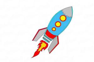 Раскраска ракета для детей 5 6 лет #35 #468686
