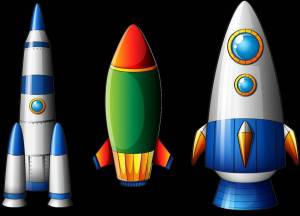 Раскраска ракета для детей картинка #4 #468691