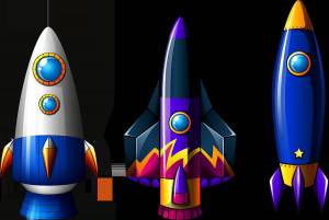 Раскраска ракета для детей картинка #8 #468695