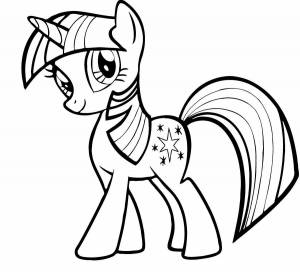 Раскраска раскраску my little pony #14 #469224