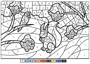 Раскраска раскраску по номерам без интернета #11 #469565