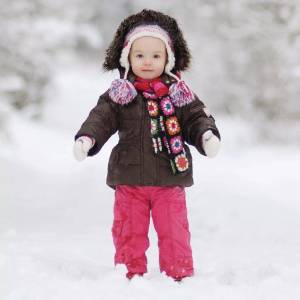 Раскраска ребенок в зимней одежде #30 #470748