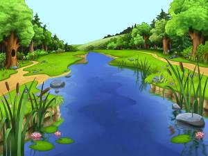 Раскраска река для детей #1 #471419