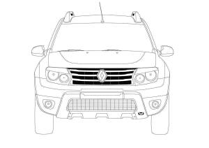 Раскраска рено дастер для мальчиков #13 #471831
