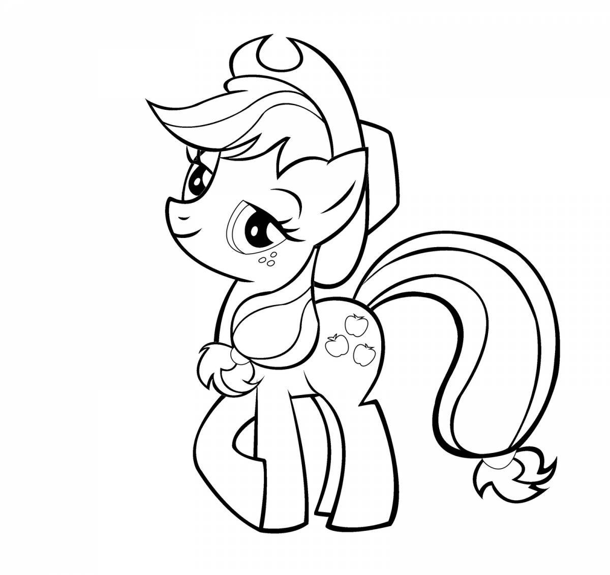Раскраску my little pony #9