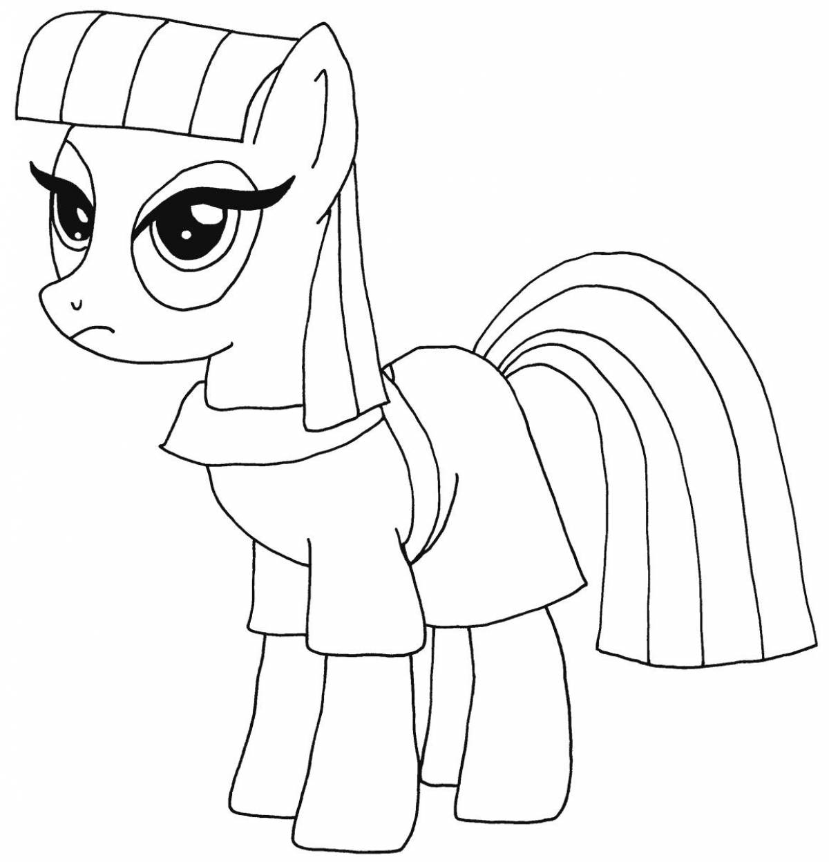 Раскраску my little pony #22