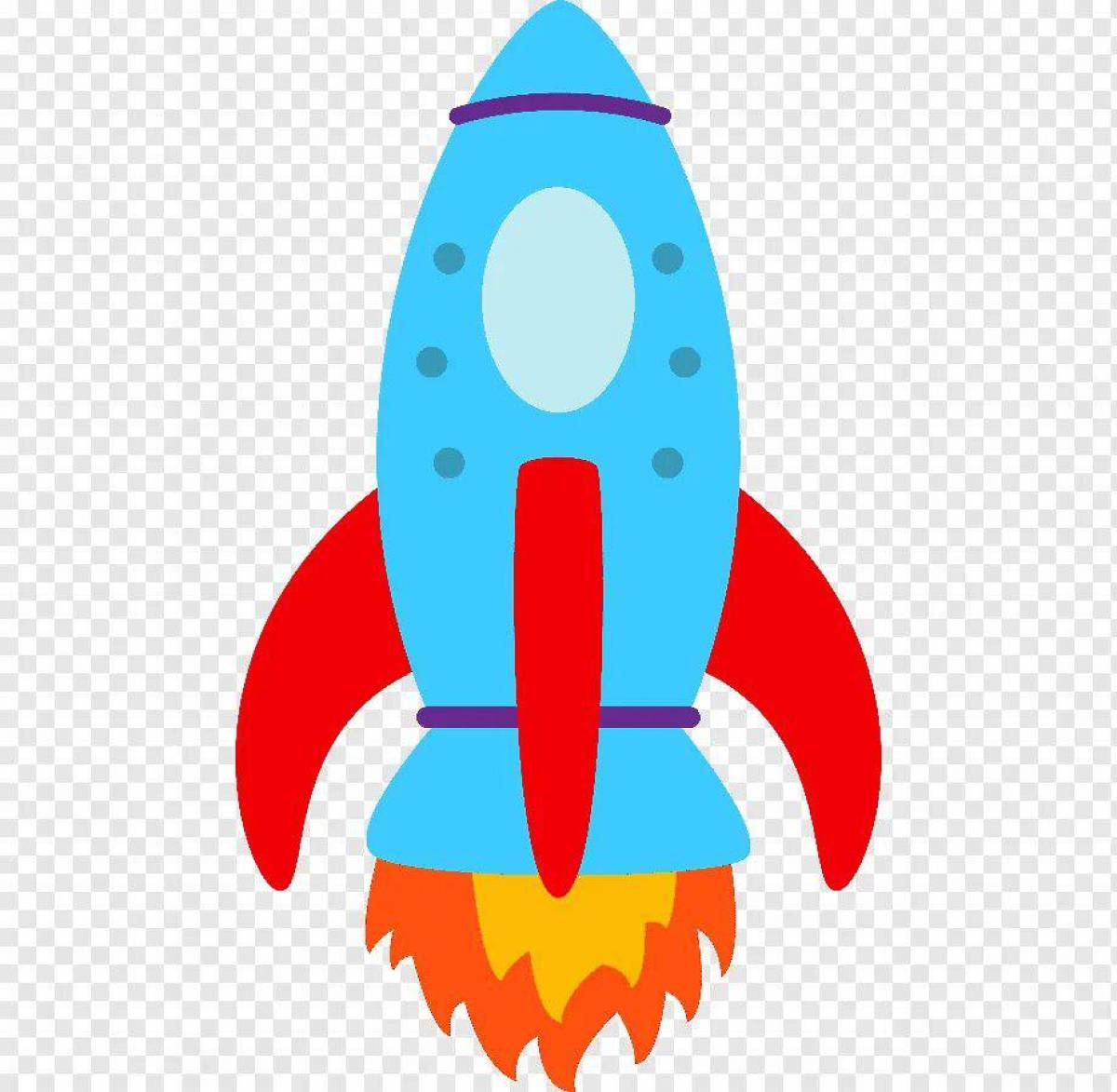 Ракета для детей. Изображение ракеты для детей. Цветная ракета для детей. Космическая ракета для детей. Картинка ракеты для детей цветная