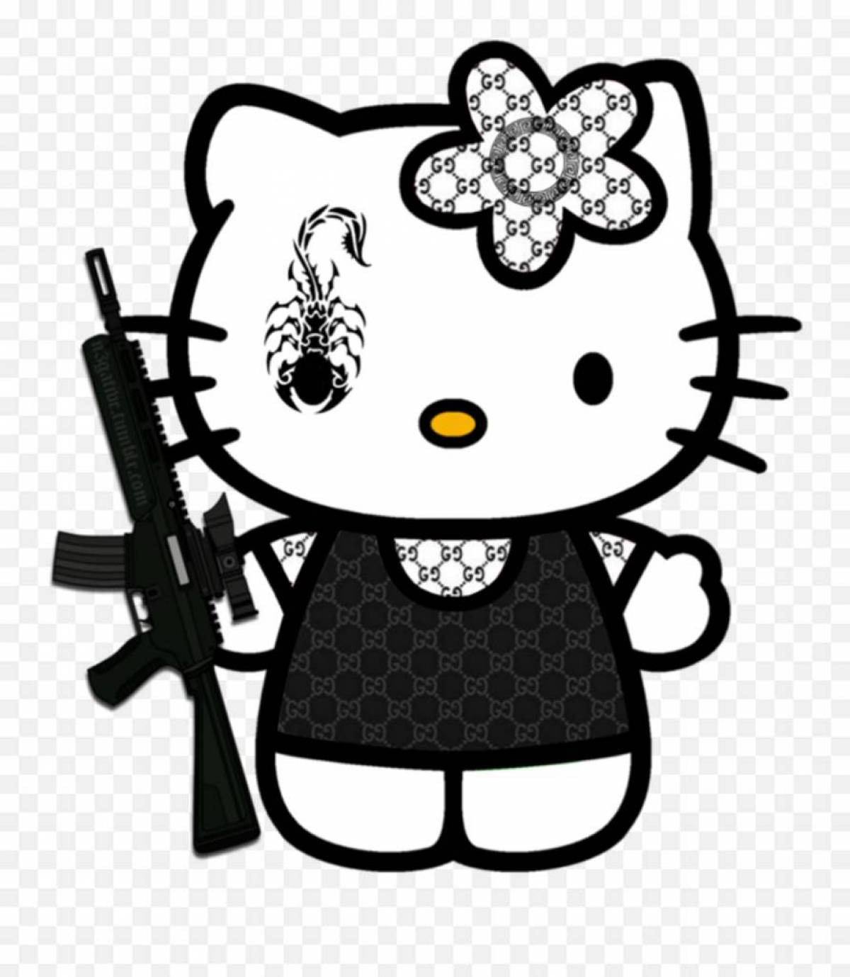 Hello kitty mini. Хелло Китти. Хеллоу Китти kidcore. Хелло Китти черная. Хелло Китти и черная Китти.