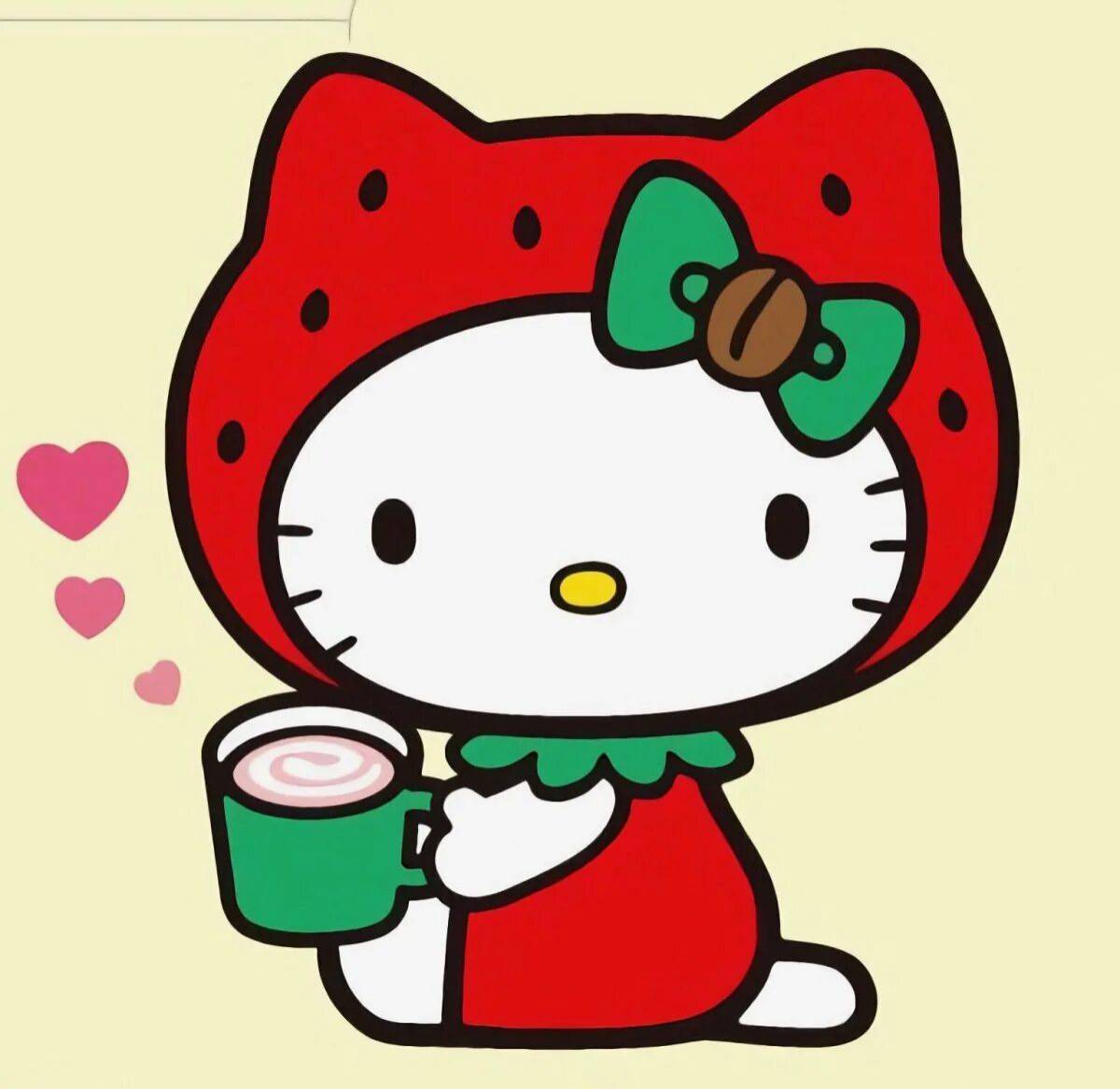 Как нарисовать hello kitty картинки