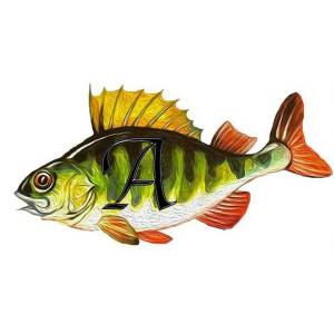 Раскраска речные рыбы #1 #472196