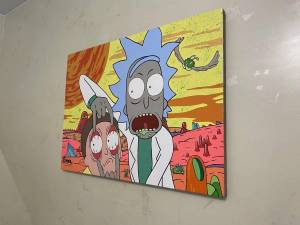 Раскраска рик и морти по номерам #24 #472396