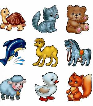 Раскраска рисунки животных для для детей #1 #473066
