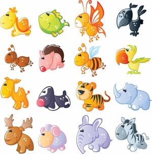 Раскраска рисунки животных для для детей #2 #473067