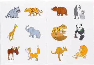 Раскраска рисунки животных для для детей #12 #473077