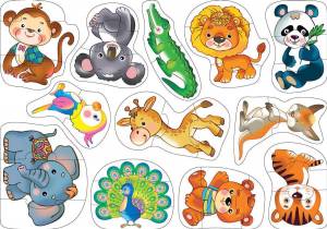 Раскраска рисунки животных для для детей #19 #473084