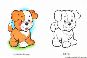 Раскраска рисунки животных для для детей #39 #473104