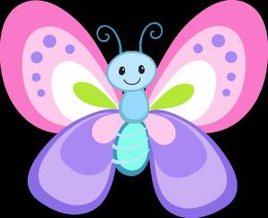 Раскраска рисунок бабочка для детей #14 #473386
