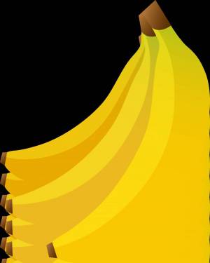 Раскраска рисунок банан #13 #473420