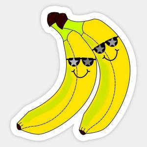 Раскраска рисунок банан #26 #473433