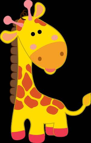 Раскраска рисунок жираф для детей #8 #473621