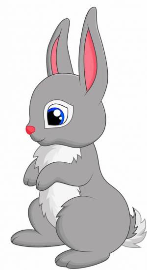 Раскраска рисунок заяц для детей #6 #473655
