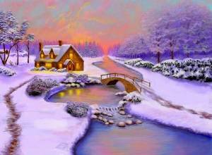 Раскраска рисунок зима #30 #473714