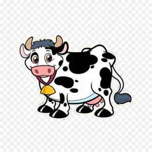 Раскраска рисунок корова для детей #28 #473906