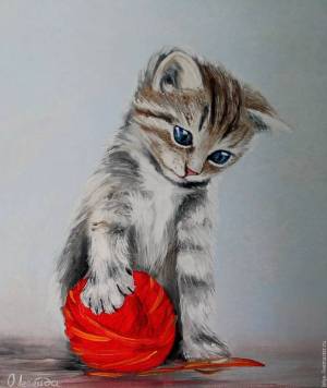 Раскраска рисунок котенок #24 #473940