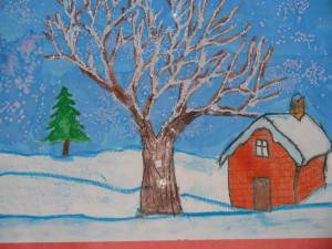 Раскраска рисунок красота зимы #5 #473994
