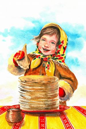 Раскраска рисунок масленица #5 #474119