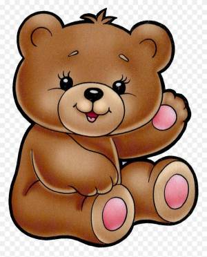 Раскраска рисунок медведь для детей #28 #474284