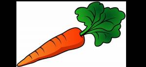 Раскраска рисунок морковка #33 #474328