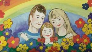 Раскраска рисунок моя семья #4 #474370