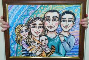 Раскраска рисунок моя семья #13 #474379