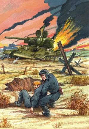 Раскраска рисунок на военную тематику #14 #474408