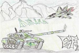 Раскраска рисунок на военную тему #10 #474443
