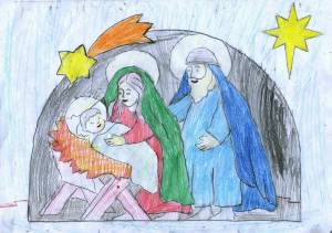 Раскраска рисунок на тему рождество #8 #474519