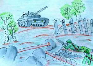 Раскраска рисунок на тему сталинградская битва #6 #474556