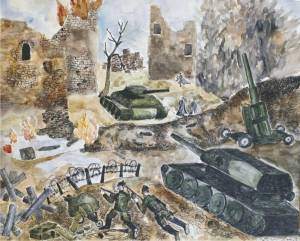 Раскраска рисунок на тему сталинградская битва #27 #474577