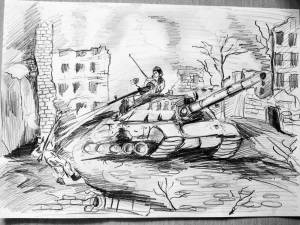 Раскраска рисунок на тему сталинградская битва #33 #474583