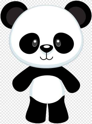Раскраска рисунок панда #13 #474669