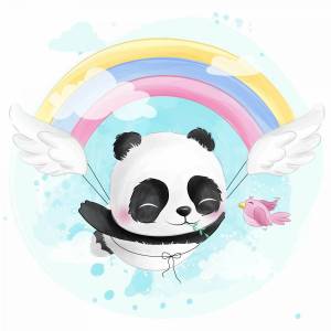 Раскраска рисунок панда #20 #474676