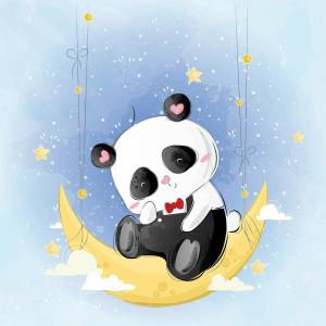 Раскраска рисунок панда #28 #474684