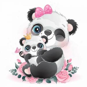 Раскраска рисунок панда #32 #474688