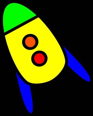 Раскраска рисунок ракета для детей #32 #474897
